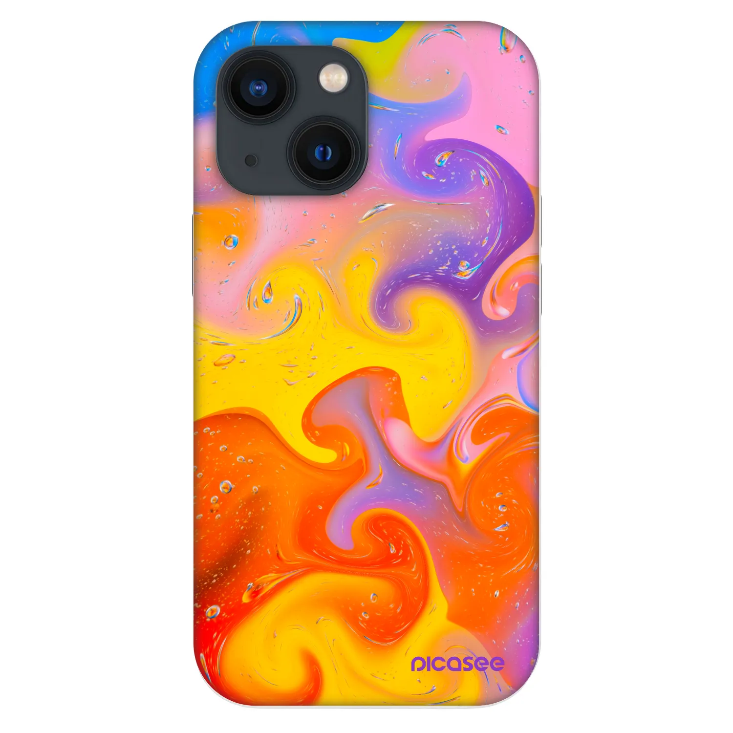 Picasee Fashion Case pre Apple iPhone 13 mini - Bubbles