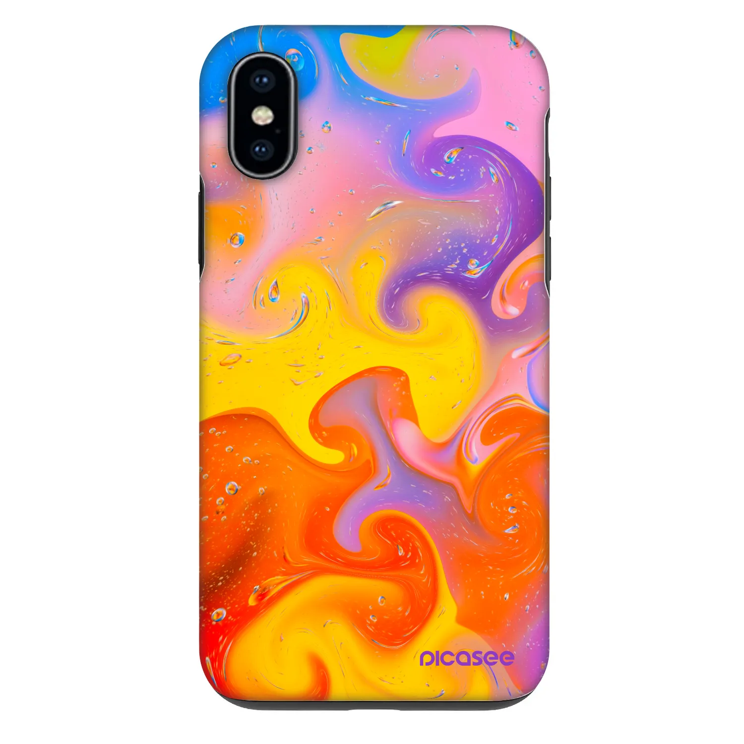 Picasee Fashion Case pre Apple iPhone X/XS - Bubbles