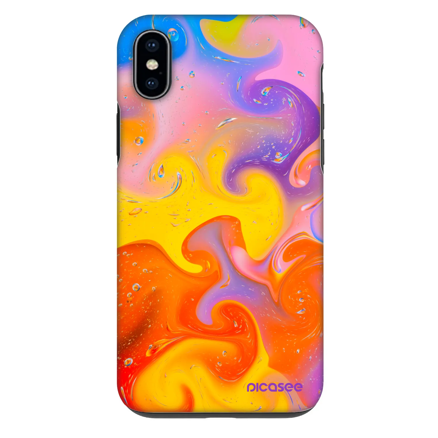 Picasee Fashion Case pre Apple iPhone XS Max - Bubbles