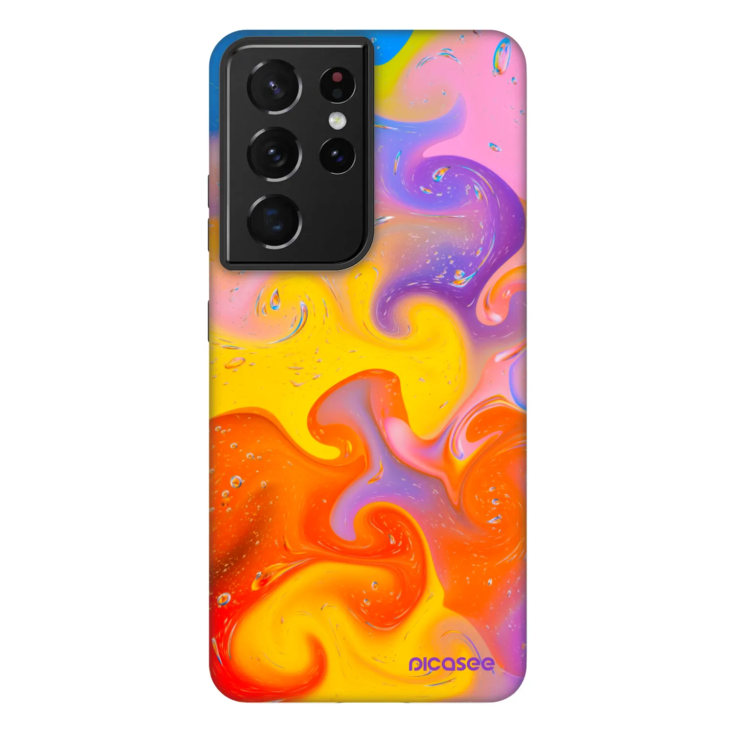 Picasee Fashion Case pre Samsung Galaxy S21 Ultra 5G G998B - Bubbles
