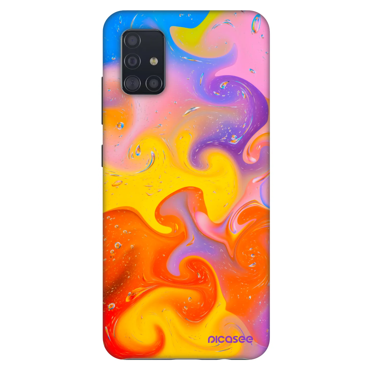 Picasee Fashion Case pre Samsung Galaxy A51 A515F - Bubbles
