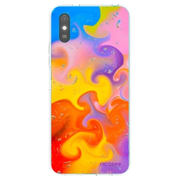 Picasee silikónový prehľadný obal pre Xiaomi Redmi 9A - Bubbles