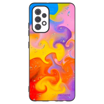 Picasee silikónový čierny obal pre Samsung Galaxy A32 5G A326B - Bubbles