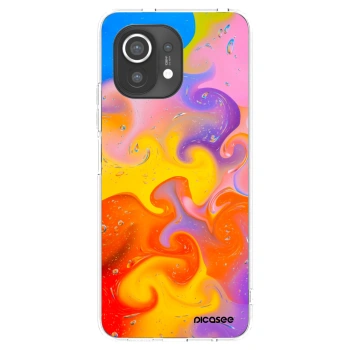 Picasee silikónový prehľadný obal pre Xiaomi Mi 11 - Bubbles