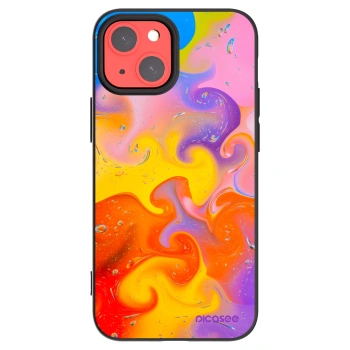 Picasee silikónový čierny obal pre Apple iPhone 13 mini - Bubbles