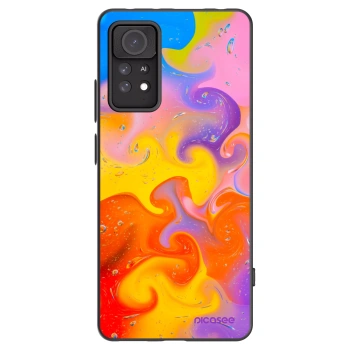 Picasee silikónový čierny obal pre Xiaomi Redmi Note 11 Pro 5G - Bubbles