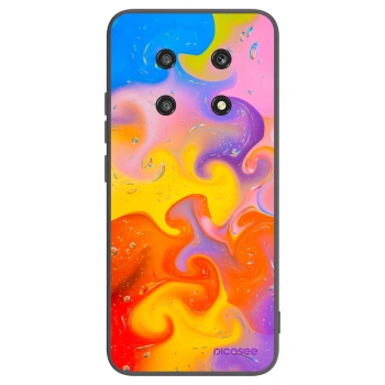 Picasee silikónový čierny obal pre Honor Magic4 Lite 5G - Bubbles