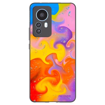 Picasee silikónový čierny obal pre Xiaomi 12T - Bubbles