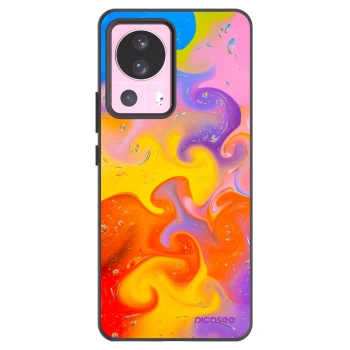 Picasee silikónový čierny obal pre Xiaomi 13 Lite - Bubbles