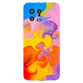 Picasee silikónový prehľadný obal pre Xiaomi 13 - Bubbles