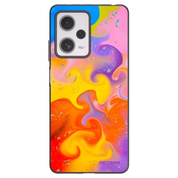 Picasee silikónový čierny obal pre Xiaomi Redmi Note 12 Pro+ 5G - Bubbles