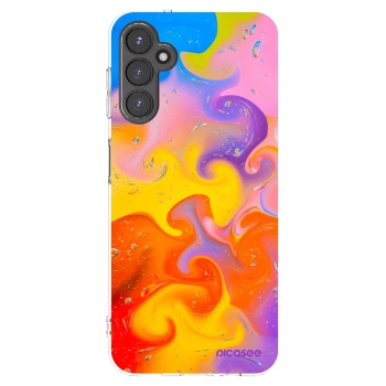 Picasee silikónový prehľadný obal pre Samsung Galaxy A14 5G A146P - Bubbles