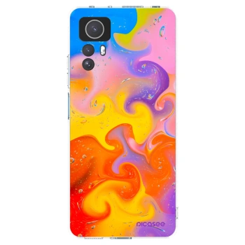 Picasee silikónový prehľadný obal pre Xiaomi Redmi Note 12S - Bubbles