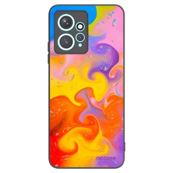Picasee silikónový čierny obal pre Xiaomi Redmi Note 12 4G - Bubbles
