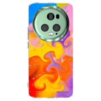 Picasee silikónový prehľadný obal pre Honor Magic5 Pro - Bubbles