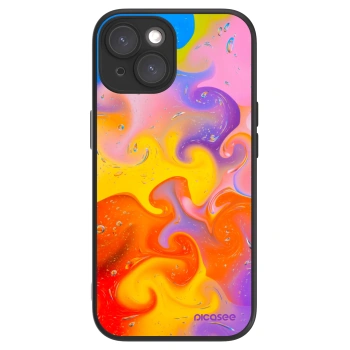 Picasee ULTIMATE CASE MagSafe pro Apple iPhone 15 - Bubbles