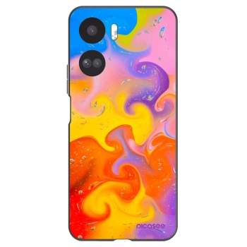 Picasee silikónový čierny obal pre Honor 90 Lite 5G - Bubbles