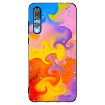 Picasee silikónový čierny obal pre Huawei P20 Pro - Bubbles