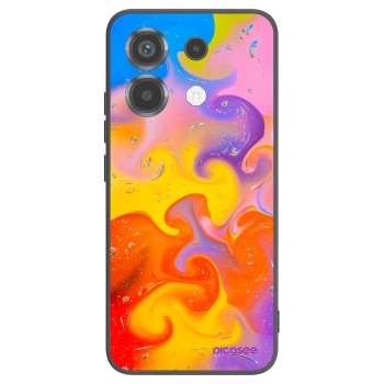 Picasee silikónový čierny obal pre Xiaomi Poco X6 - Bubbles