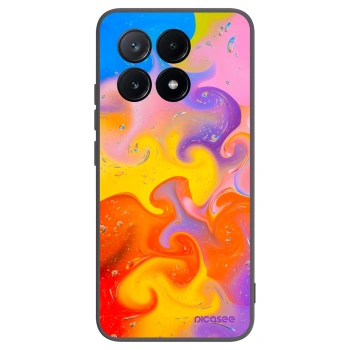 Picasee silikónový čierny obal pre Xiaomi Poco X6 Pro - Bubbles
