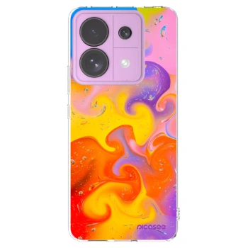 Picasee silikónový prehľadný obal pre Xiaomi Redmi Note 13 Pro 5G - Bubbles