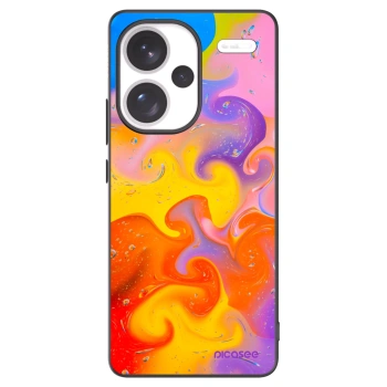 Picasee silikónový čierny obal pre Xiaomi Redmi Note 13 Pro+ 5G - Bubbles
