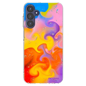 Picasee silikónový prehľadný obal pre Samsung Galaxy A15 A155F 4G - Bubbles