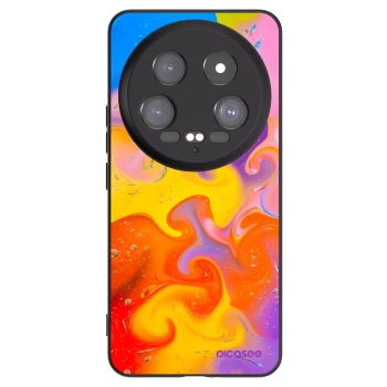 Picasee silikónový čierny obal pre Xiaomi 14 Ultra - Bubbles