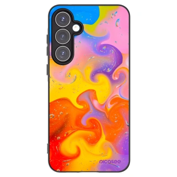 Picasee silikónový čierny obal pre Samsung Galaxy A55 5G A556B - Bubbles