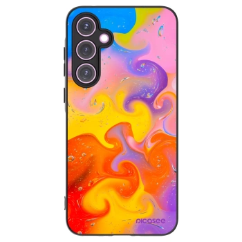 Picasee silikónový čierny obal pre Samsung Galaxy A35 5G A356B - Bubbles