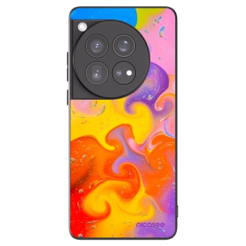 Picasee silikónový čierny obal pre OnePlus 12 5G - Bubbles