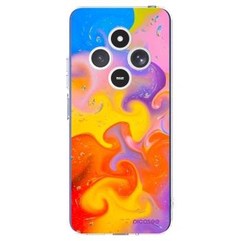 Picasee silikónový prehľadný obal pre Xiaomi Redmi 14C - Bubbles