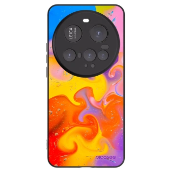 Picasee silikónový čierny obal pre Xiaomi 15 Ultra - Bubbles