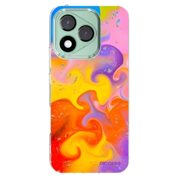 Picasee silikónový prehľadný obal pre Honor 400 Lite 5G - Bubbles