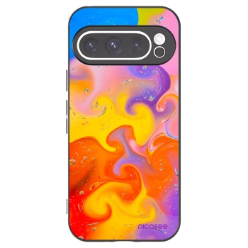 Picasee silikónový čierny obal pre Google Pixel 9 Pro XL - Bubbles
