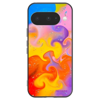 Picasee silikónový čierny obal pre Google Pixel 10 - Bubbles