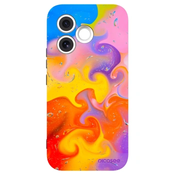 Picasee silikónový čierny obal pre Honor 600 Lite - Bubbles