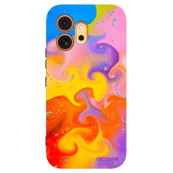 Picasee silikónový čierny obal pre Honor 600 - Bubbles