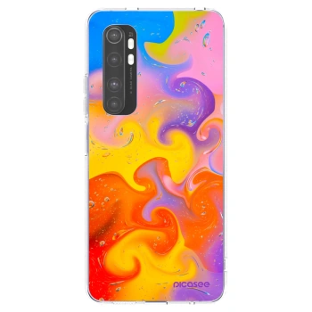 Picasee silikónový prehľadný obal pre Xiaomi Mi Note 10 Lite - Bubbles