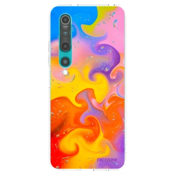 Picasee silikónový prehľadný obal pre Xiaomi Mi 10 - Bubbles