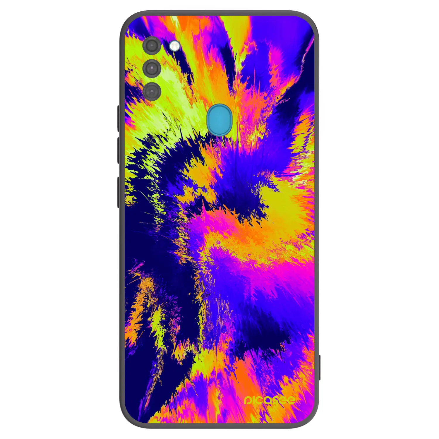 Picasee silikónový čierny obal pre Samsung Galaxy M11 - Burn