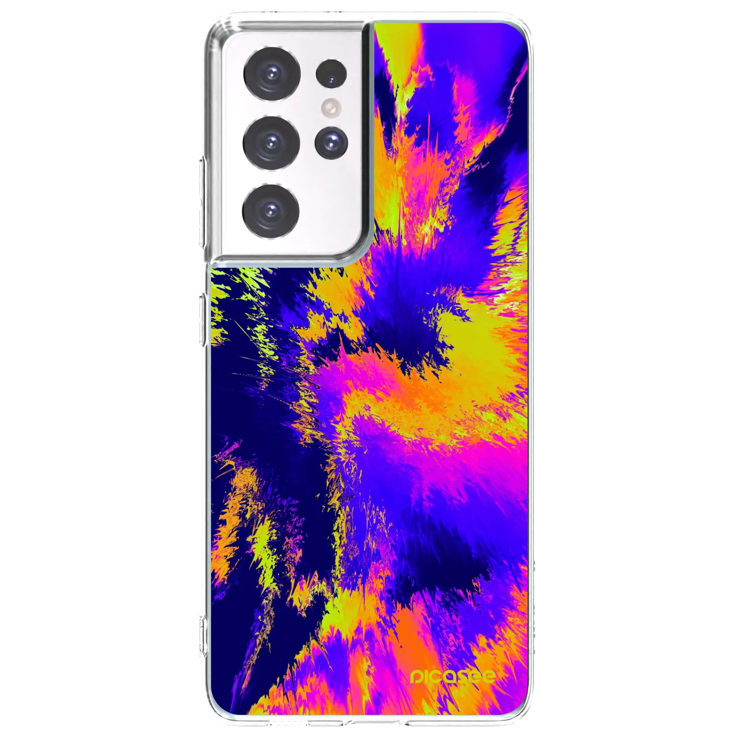 Picasee silikónový prehľadný obal pre Samsung Galaxy S21 Ultra 5G G998B - Burn