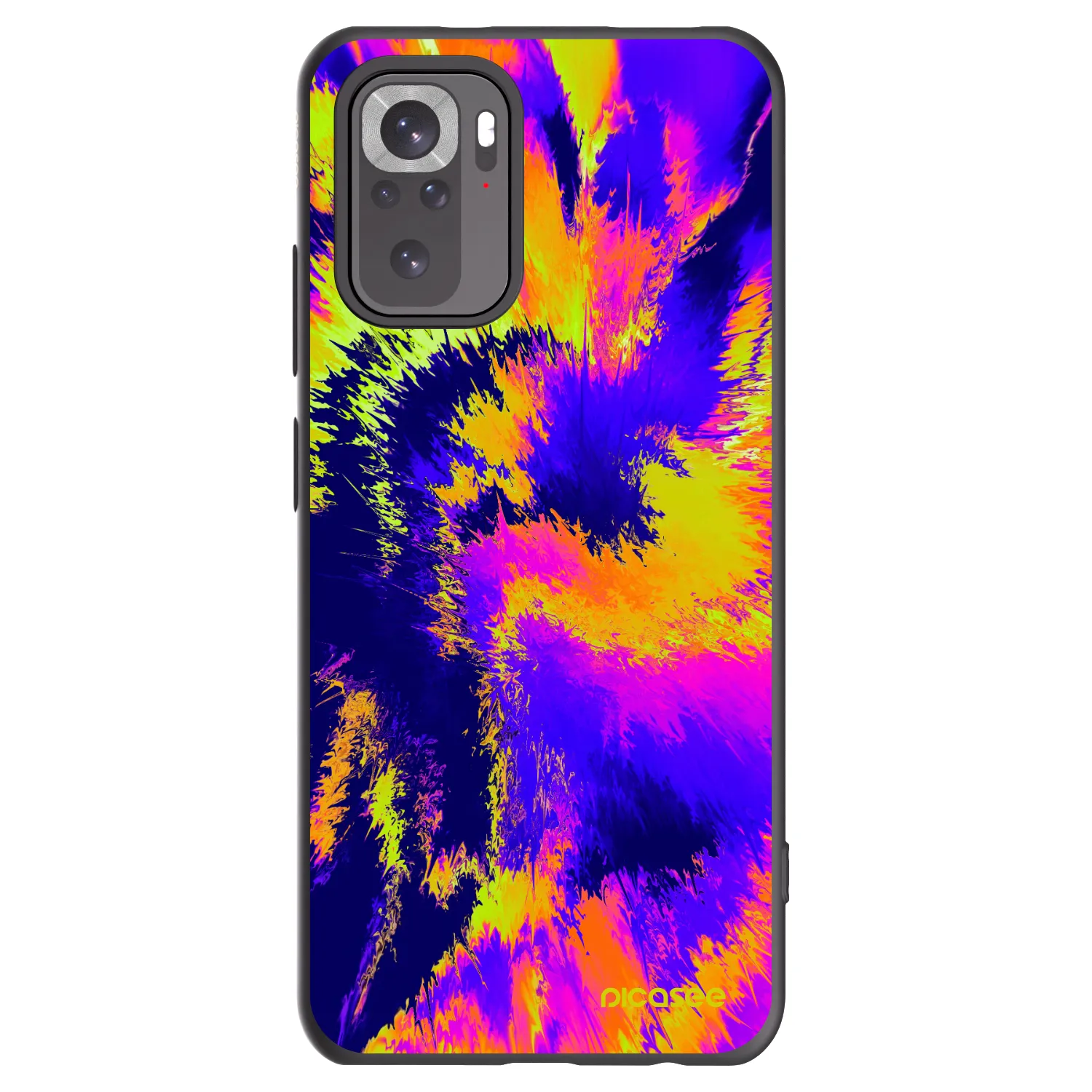 Picasee silikónový čierny obal pre Xiaomi Redmi Note 10 - Burn