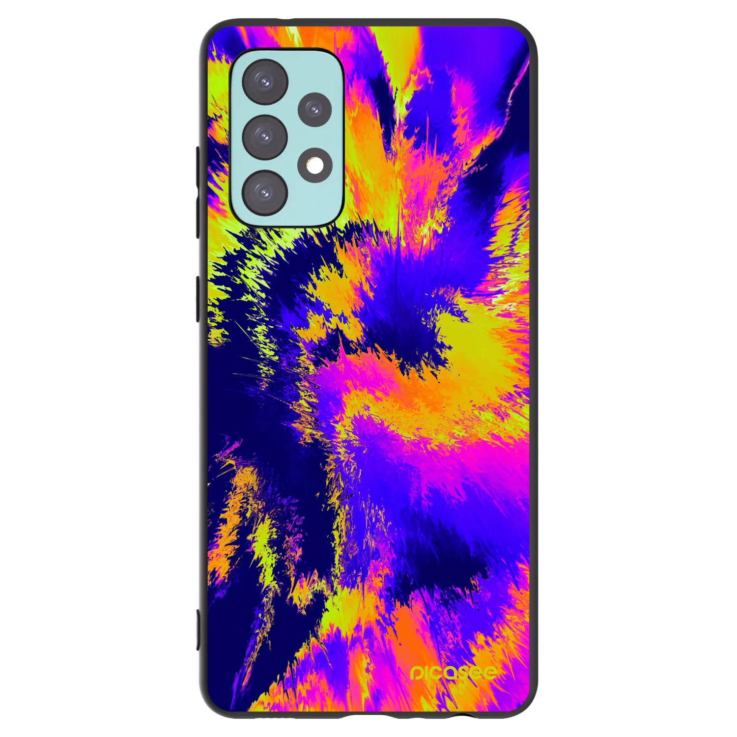 Picasee silikónový čierny obal pre Samsung Galaxy A72 A725F - Burn