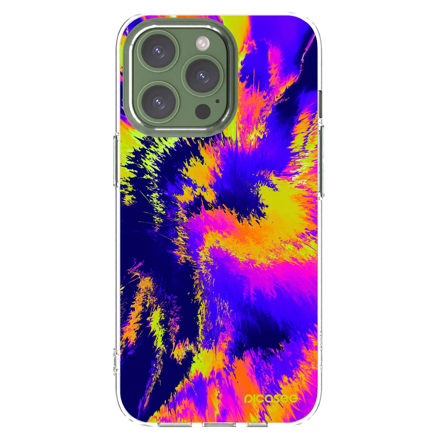 Silikónový prehľadný obal pre Apple iPhone 13 Pro - Burn