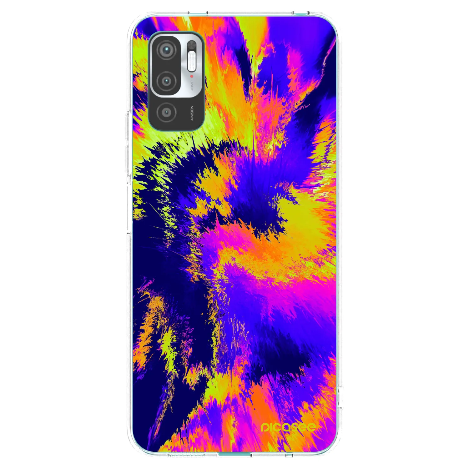 Picasee silikónový prehľadný obal pre Xiaomi Redmi Note 10 5G - Burn