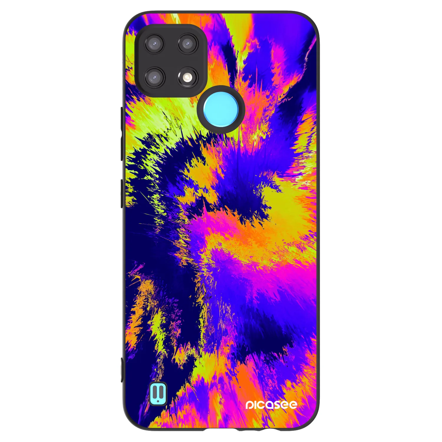 Picasee silikónový čierny obal pre Realme C21 - Burn