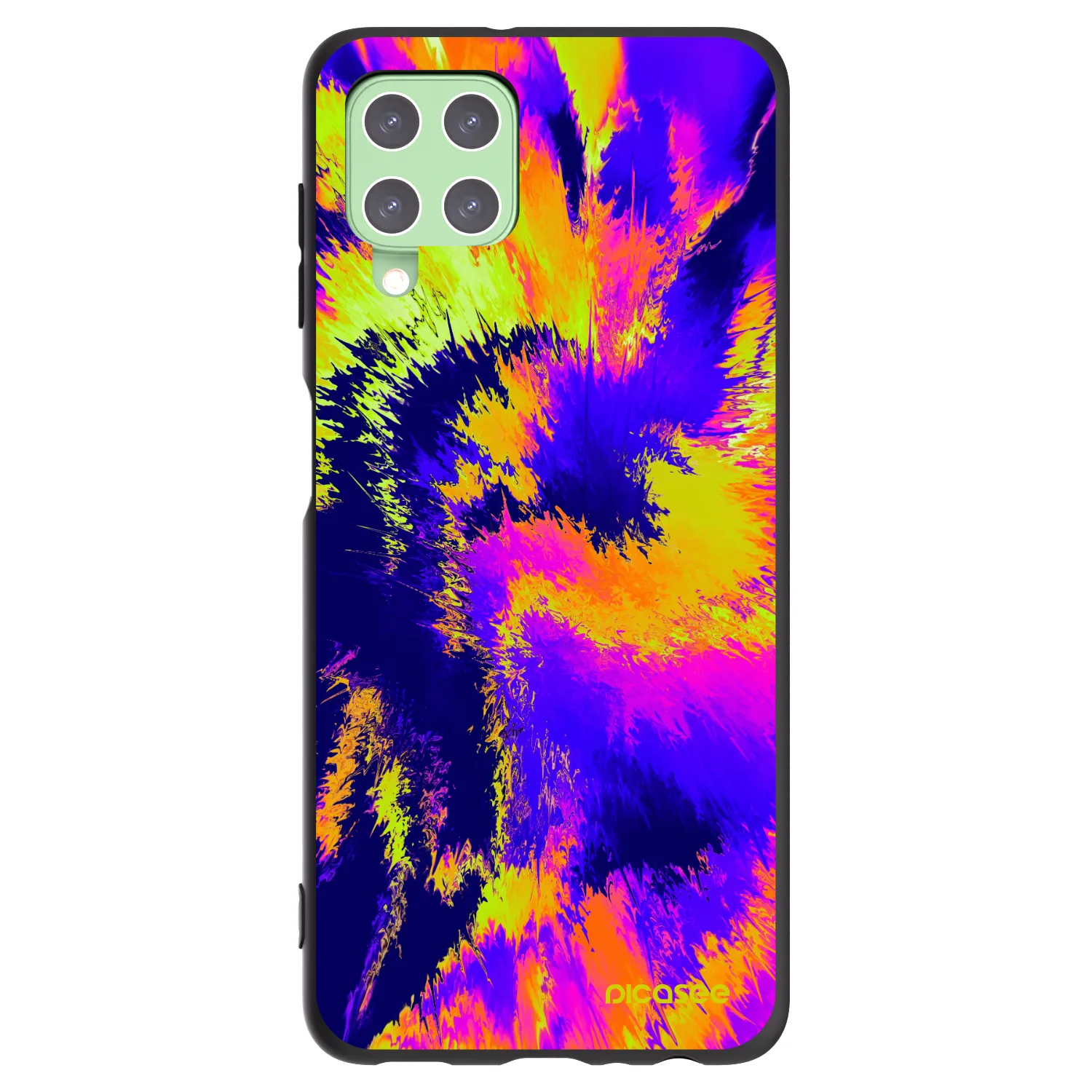 Picasee silikónový čierny obal pre Samsung Galaxy A22 A225F 4G - Burn