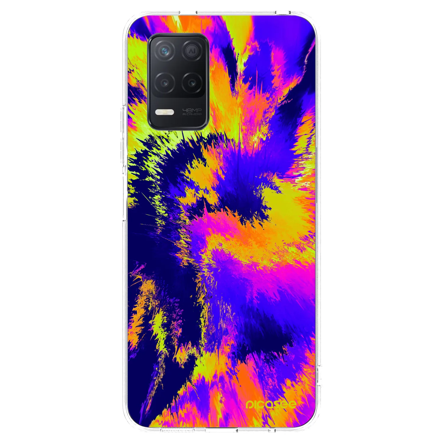 Picasee silikónový prehľadný obal pre Realme 8 5G - Burn