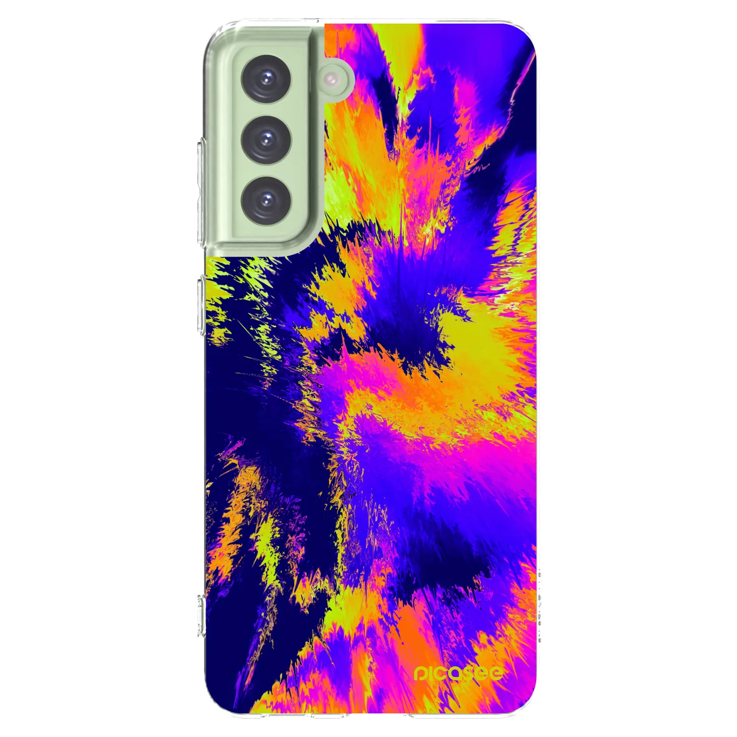Picasee silikónový prehľadný obal pre Samsung Galaxy S21 FE 5G - Burn